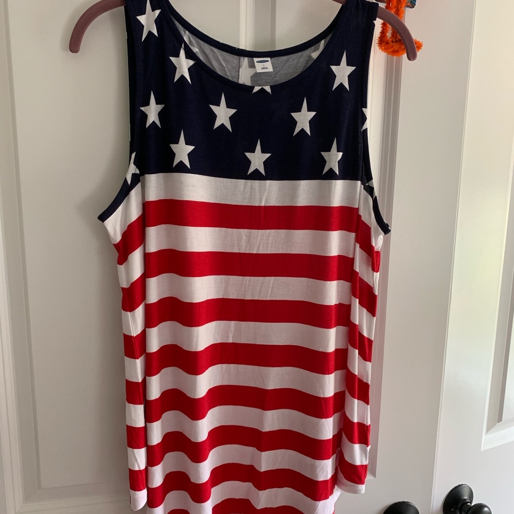 Old Navy Flag Tank NWOT